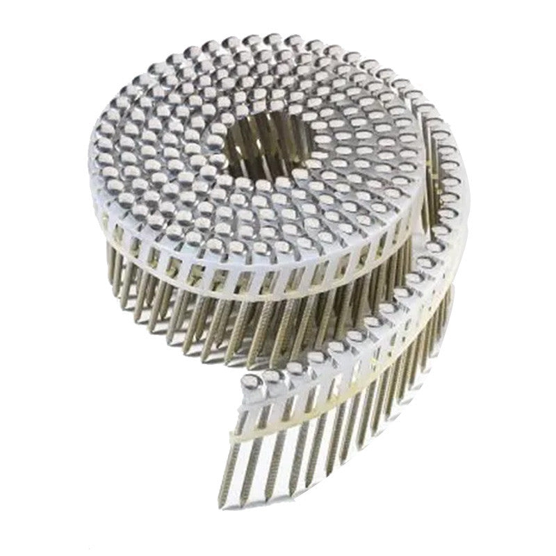 Pointes en Rouleau 16° Tête Bombée Inox A2 Annelée Liaison Plastique NORFIX