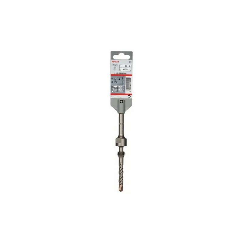 Porte-outil SDS-plus pour couronnes-trépans avec filetage M 16 BOSCH 2608598046