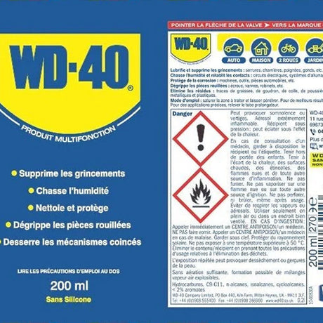 Produit Multifonction Spray Double Position WD-40 33425 400 ml