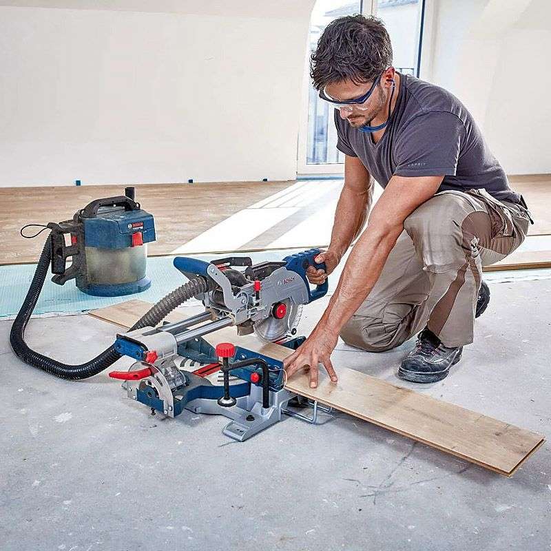 Scie à onglets sans-fil BOSCH 0601B41000 - GCM 18V-216 Professional Biturbo - 18V - Ø 216mm (vendu sans batterie)