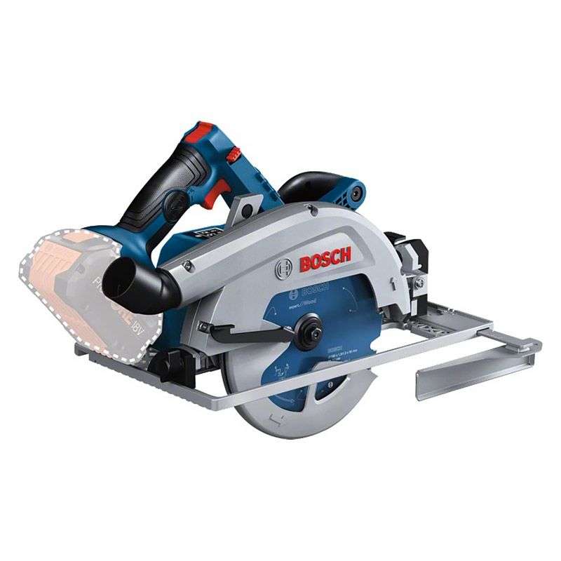 Scie circulaire sans fil BITURBO BOSCH GKS 18V-68 GC Professional en L-Boxx (2x8Ah)