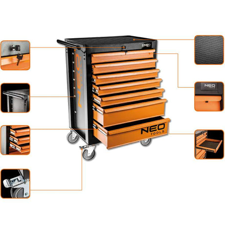 Servante d'atelier vide 7 tiroirs NEO TOOLS 84-222