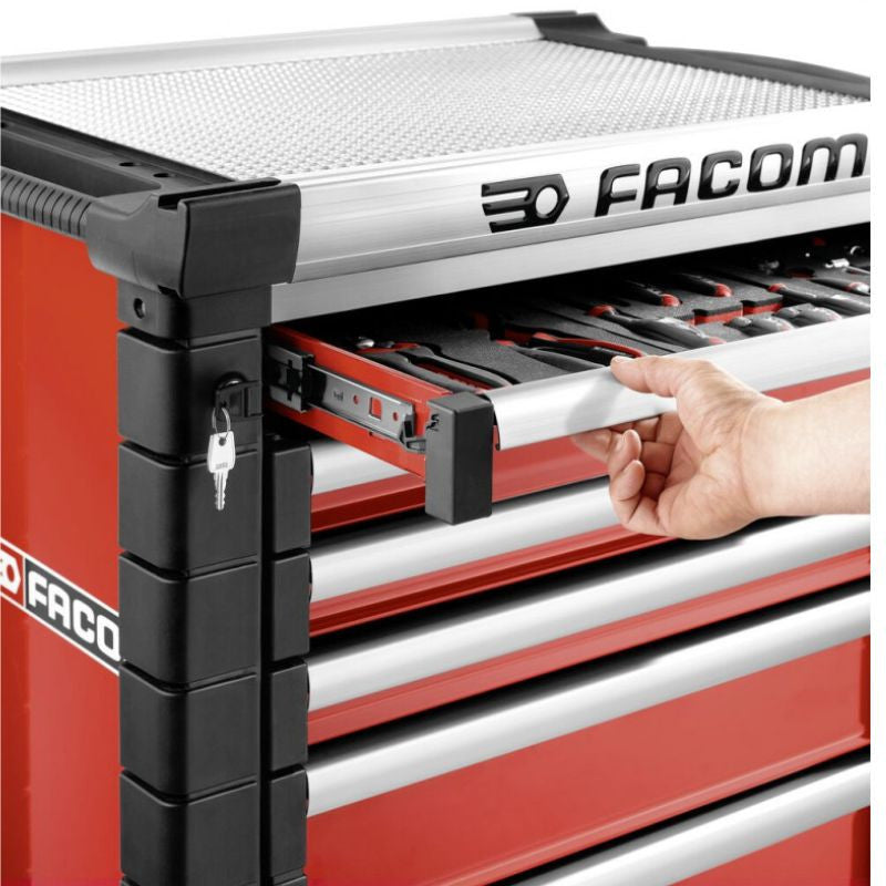 Servante d'atelier vide FACOM JET.6M3A - 6 tiroirs - rouge