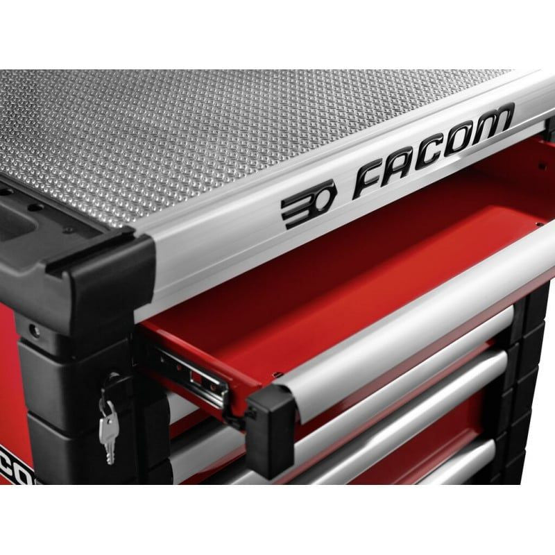 Servante d'atelier vide FACOM JET.6M3A - 6 tiroirs - rouge