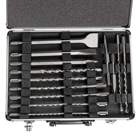 Coffret de Forets et de Burins MAKITA D-42444 à emmanchement SDS-Plus (17 pièces)