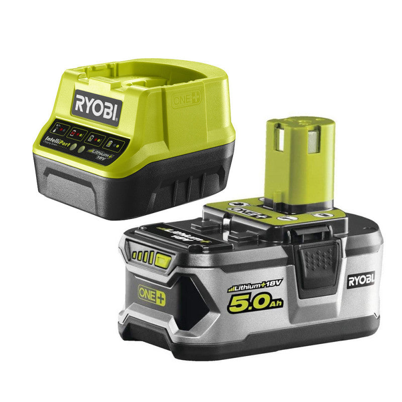 Tronçonneuse brushless RYOBI RCS18X3050F 18V One+ + 1 batterie 5.0 Ah + 1 chargeur