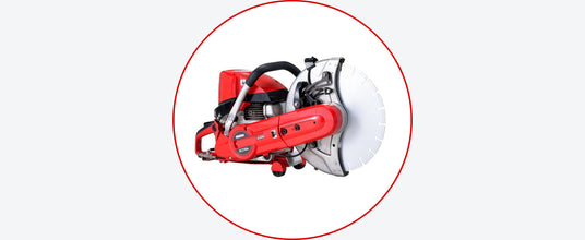 Découpeuse, scie sur sol et scie sur table