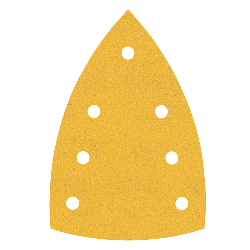 10 Feuilles triangulaires abrasives C470, 100x150 mm