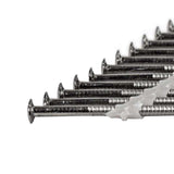 Pointes en Bandes 34° Tête Bombée 50 x 2.8 mm Inox A4 Annelée Liaison Plastique NORFIX NFX11411