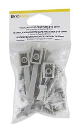 Sachet 10 colliers à clip diamètre 16 à 20 mm