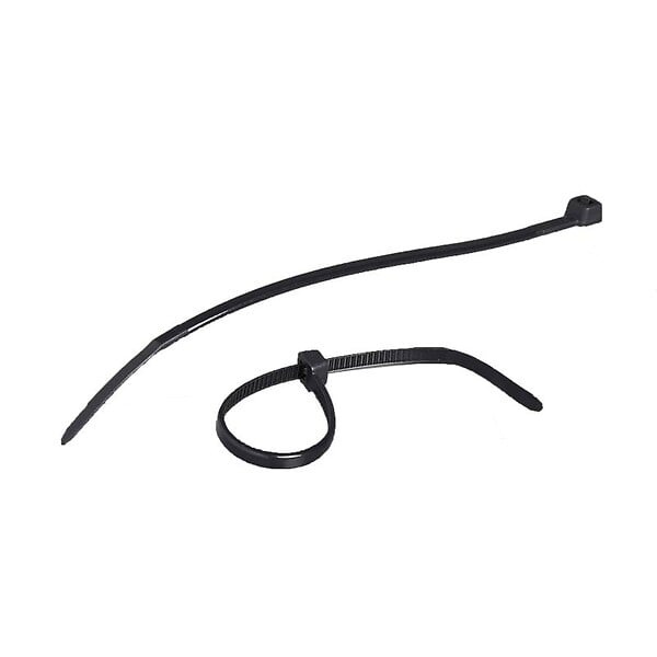 10 colliers de serrage, largeur 6 mm, longueur 114mm Noir BRICELEC