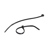 10 colliers de serrage, largeur 6 mm, longueur 114mm Noir BRICELEC