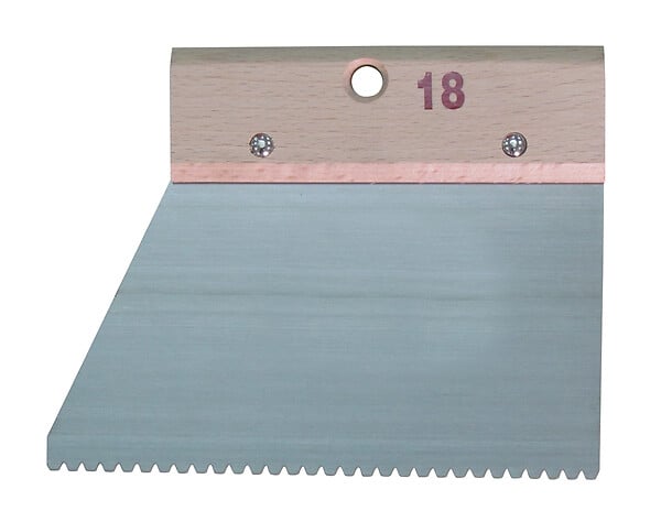 890010 - Couteau Ã  colle dentÃ© manche