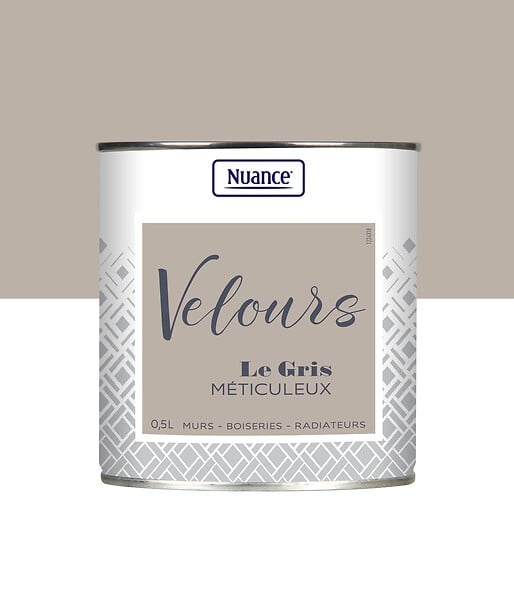 436204 - Peinture Velours - Gris meticu