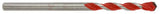 Tivoly   1 Foret Béton-Carrelage 2 en 1 Technic, Rouge, Ø 5 mm