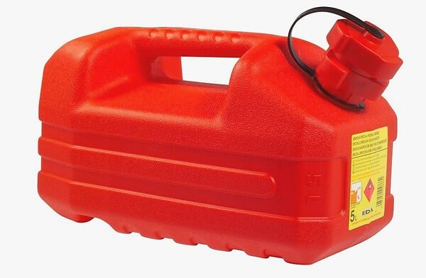 Jerrican d'Essence en Plastique Homologué 5 Litres - Sécurité et Transport Facilité main image 0