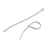 20 colliers de serrage, largeur 3,6mm, longueur 140mm Blanc GO ON