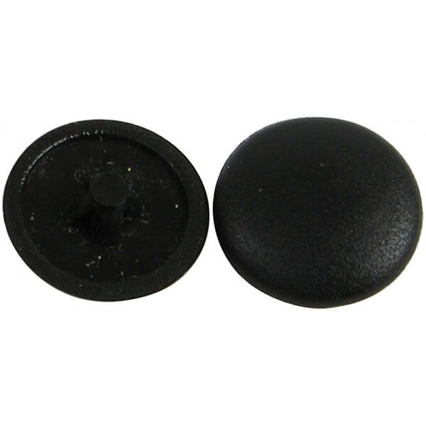 S1043009 - 30 cache-vis en plastique noir
