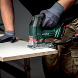 Scie sauteuse METABO 90mm "D" 18V STB 18 L 90 - Pick+Mix (sans batterie ni chargeur), coffret metaBOX