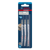 3 Lames de scie sauteuse BOSCH 2608900549