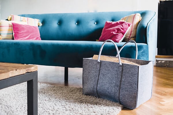 Sac à bûches Dandy - Gris
