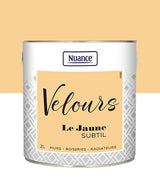 436250 - Peinture Velours - Jaune subti