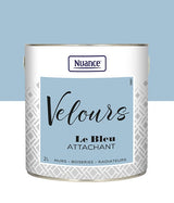 436260 - Peinture Velours - Bleu attach