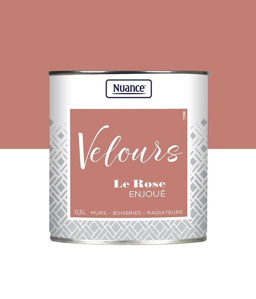 436231 - Peinture Velours - Rose enjoue