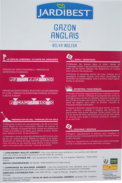 44826J2 - Gazon anglais - 1kg