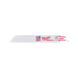 Lot de 5 lames finition de scie sabre métal THIN KERF MILWAUKEE