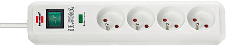 Eco-line - socle 4 prises blanc 1,4m h05vv-f 3g1,5 - parasurt.13500a - BRENNENSTUHL - 1159721