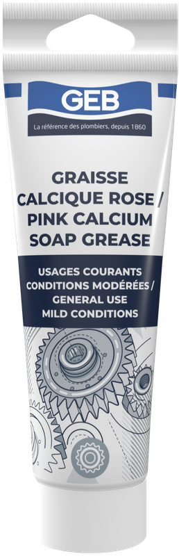 Graisse calcique GEB tube pegboardable rose 125ml