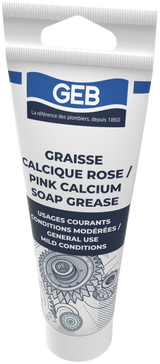 Graisse calcique GEB tube pegboardable rose 125ml