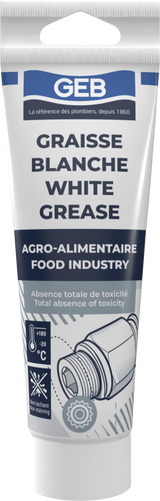 Graisse blanche GEB sans savon spécial contact alimentaire 125ml - GEB - 651135