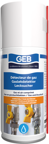 Détecteur de fuite de gaz et air comprimé GEB 125 ml Idéal pour la tuyauterie et la climatisation