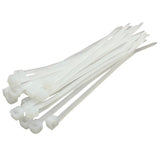 20 colliers de serrage, largeur 3,6mm, longueur 140mm Blanc GO ON