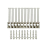 Sachet 10 colliers à clip diamètre 16 à 20 mm