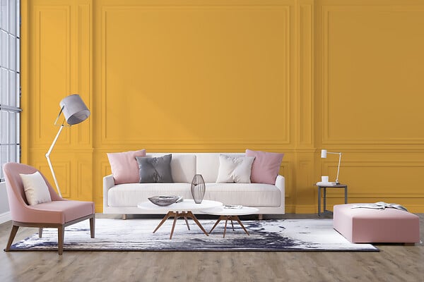 436217 - Peinture Velours - Jaune ambit