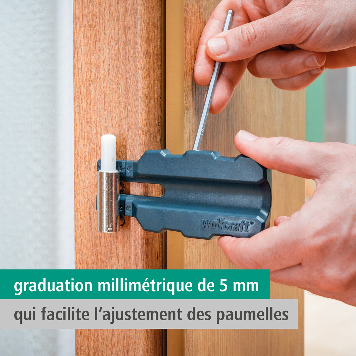 Kit de pose pour porte 3pcs - WOLFCRAFT - 3674000