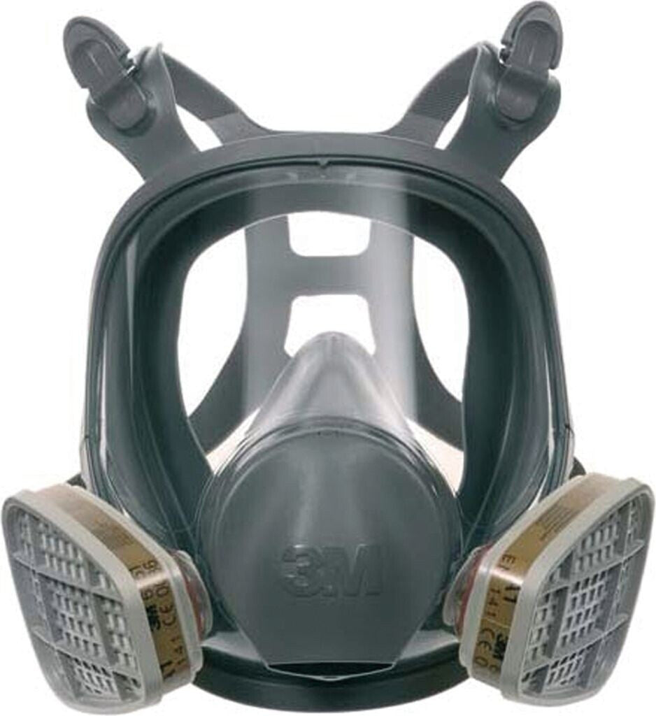 6800 - Masque complet silicone - anti-poussières et anti-gaz - Livré sans filtre  Taille M