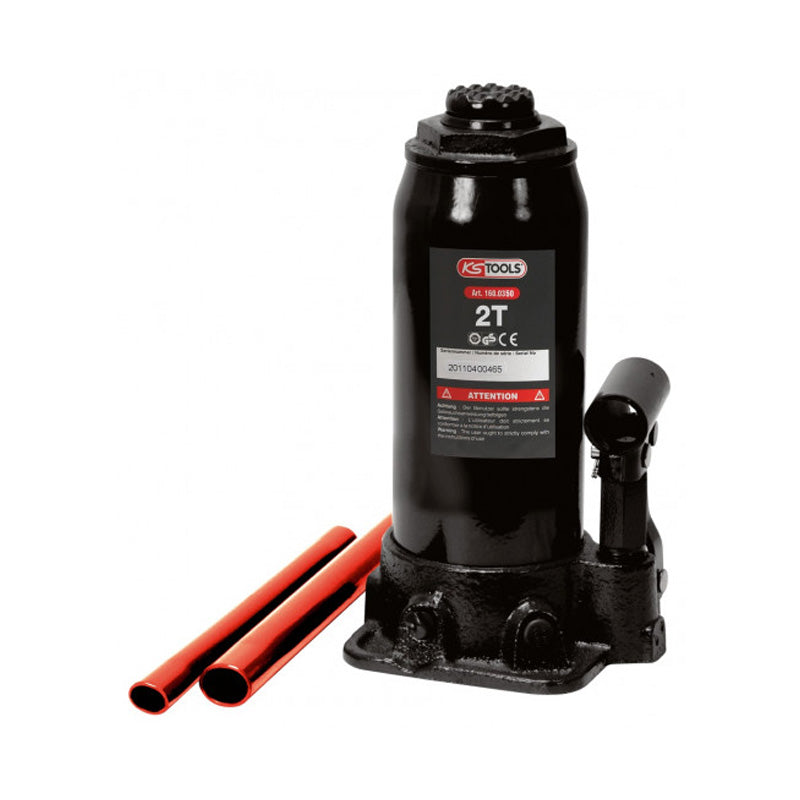 Cric bouteille hydraulique, 15t  - KS TOOLS - 160.0356
