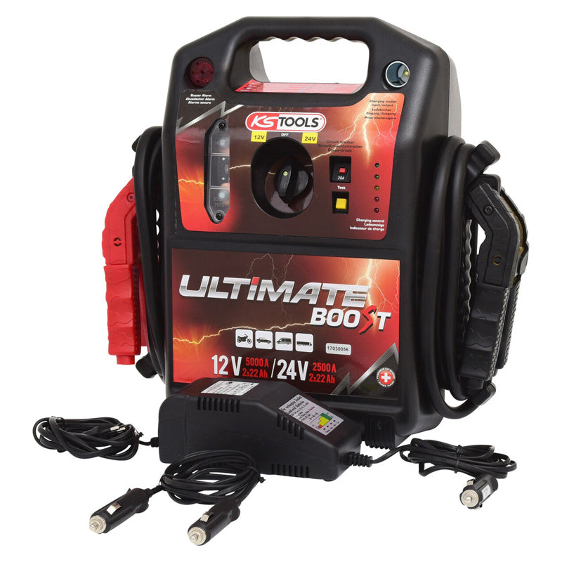 Booster à batterie 12V/24V - 5000A/2500A  - KS TOOLS - 550.1820