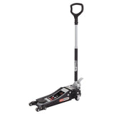Cric hydraulique extra-bas acier ULTIMATE 2T avec double-roues avant  - KS TOOLS - 161.0372