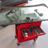 Servante RACING 7 tiroirs équipée de 184 outils  - KS TOOLS - 855.7184