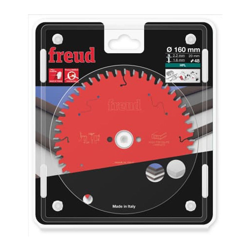 Lame FREUD HPL pour scie circulaire diam 160 mm alésage 20- 48 dents