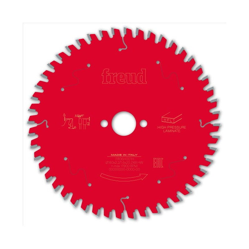 Lame FREUD HPL pour scie circulaire diam 160 mm alésage 20- 48 dents