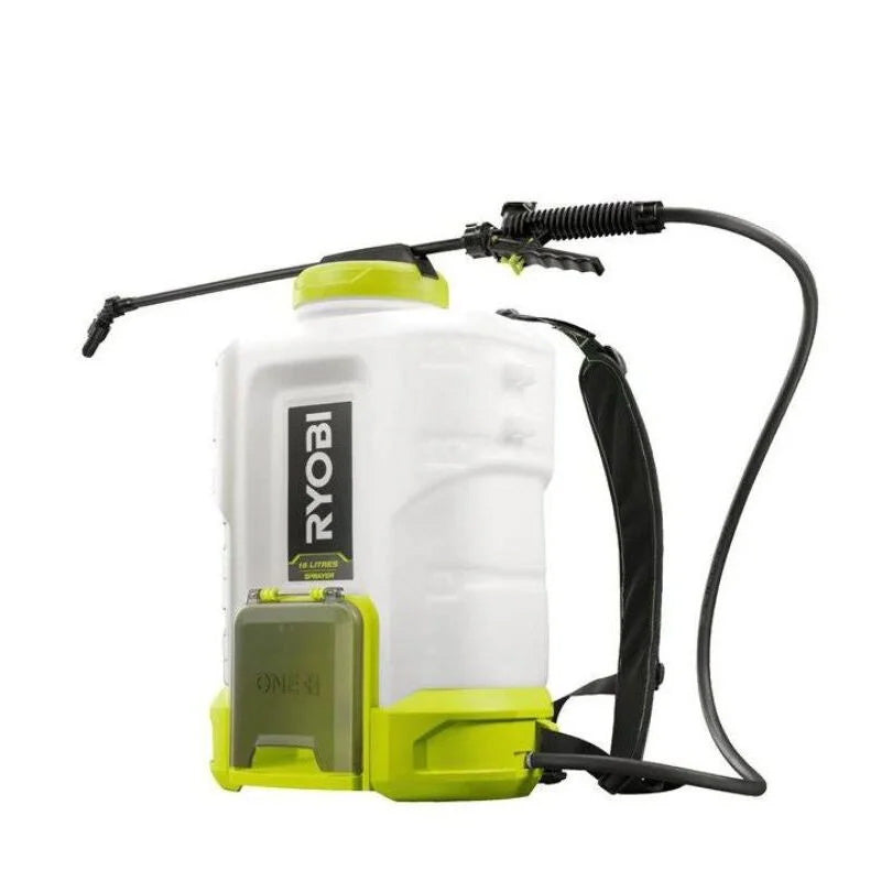 Pulvérisateur à dos 18V - RYOBI RY18BPSB-0 - jusqu'à 6,2 bars - débit 1 l/min à 1,8 l/min - réservoir 15 L (vendu sans batterie)