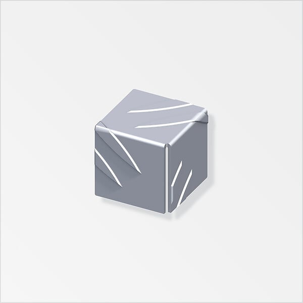 30400 - 4 angles-coffre aluminium brut