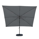 Parasol excentré - Gris anthracite - 4x3m