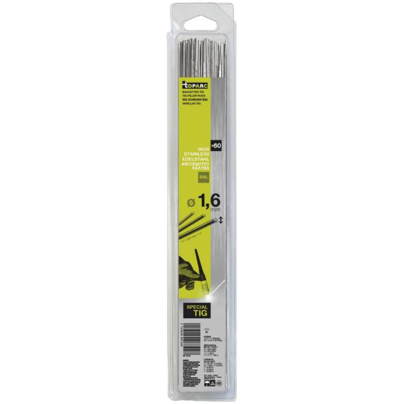 60 Baguettes TIG inox 308L ø 1.6 GYS 087248